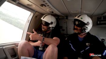 A Helicopter Flight Above Eldora Speedway With Care Flight