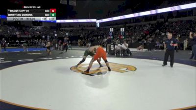 190 lbs Round Of 64 - David Rapp Jr, Central (CS) vs Jonathan Corona, Santa Barbara (SS)