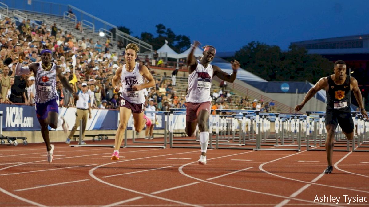 Arkansas' Phillip Lemonious Wins 110m Hurdles Title At NCAA Championships