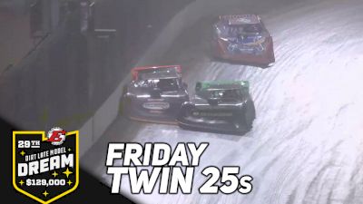 Twin 25s Highlights | 2023 Dirt Late Model Dream Friday at Eldora Speedway
