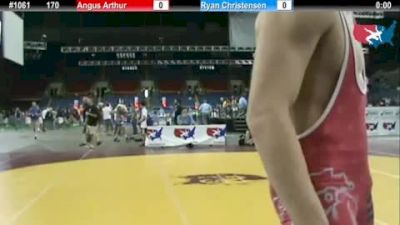 170 lbs round-4 Angus Arthur Michigan vs. Ryan Christensen Washington