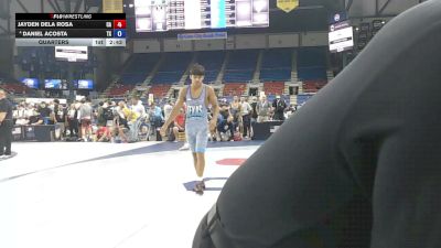 157 lbs Quarters - Jayden Dela Rosa, California vs Daniel Acosta, Texas