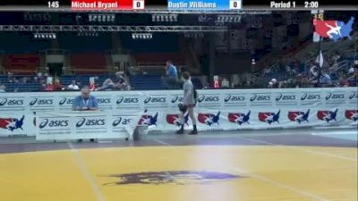 Fargo 2012 145 Round 1: Michael Bryant (Virginia) vs. Dustin Williams (Kansas)