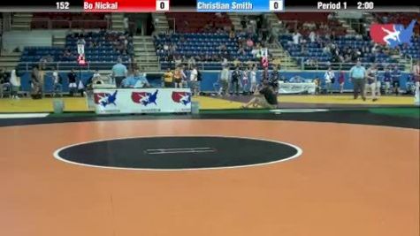 152 lbs round-1 Bo Nickal Texas vs. Christian Smith California