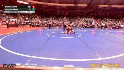 82 lbs Round Of 32 - Bristol White, Spartan Wrestling Fort Smith vs Markee Gomez, Sebolt Wrestling Academy