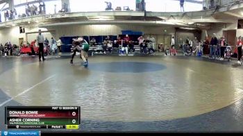 130 lbs Quarterfinal - Donald Bowie, Warren Wrestling Academy vs Asher Corning, Valparaiso Wrestling Club