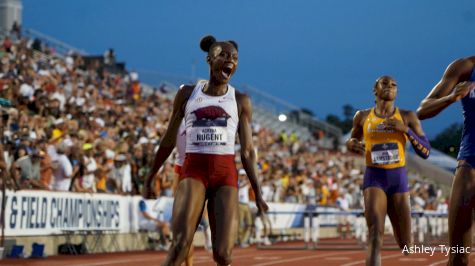 Ackera Nugent Runs Fastest-Ever All-Conditions 100m Hurdles In NCAA History