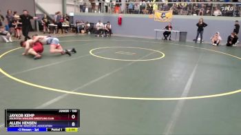 190 lbs Quarterfinal - Allen Hensen, Avalanche Wrestling Association vs Jaykob Kemp, Soldotna Whalers Wrestling Club