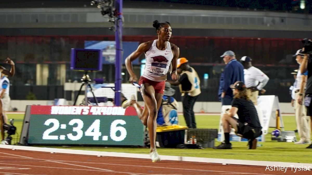 Arkansas Runs Away With Women's 4x400m Title At NCAA Championships