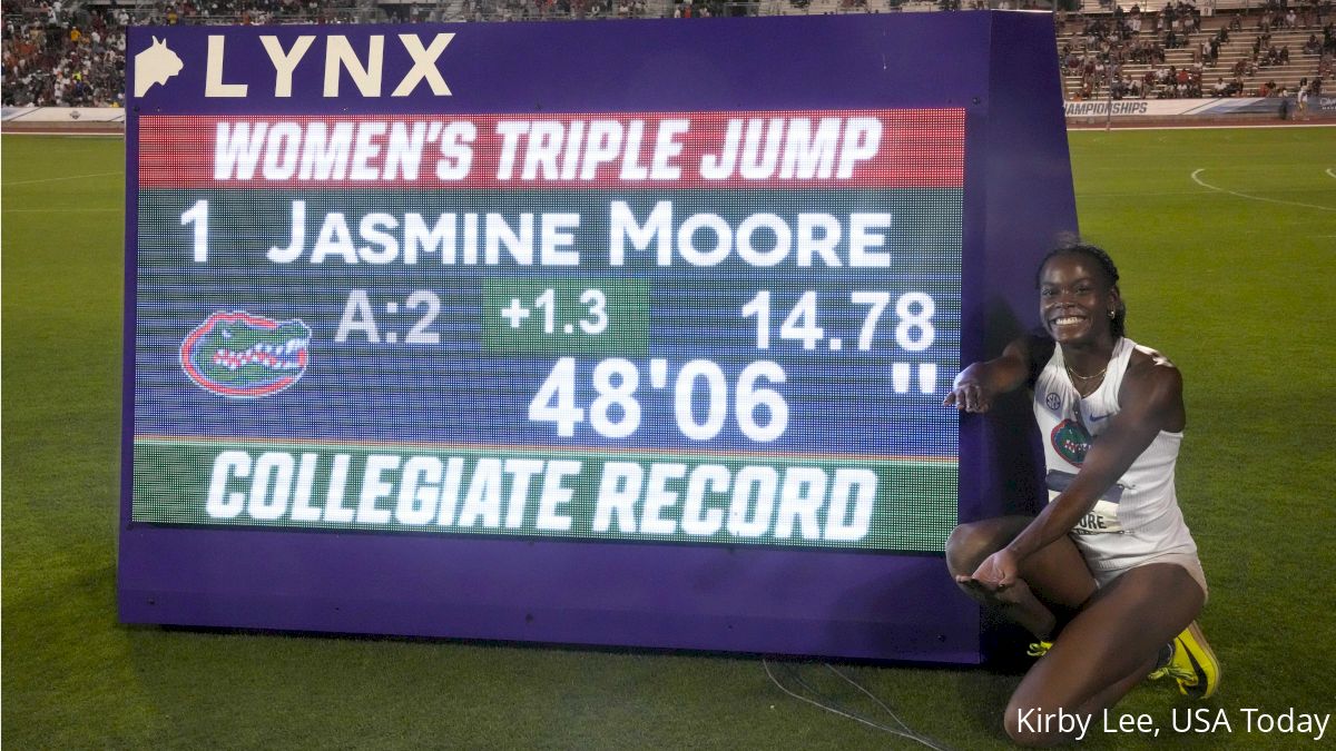 Jasmine Moore Of Florida Sets Collegiate Record In NCAA Triple Jump