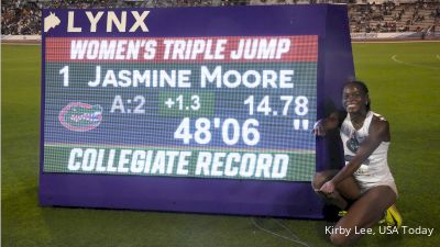Jasmine Moore Of Florida Sets Collegiate Record In NCAA Triple Jump