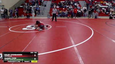 126 lbs Cons. Semi - Kolby Stenbakken, Washington vs Raiden Cook, Victory Wrestling-Central WA