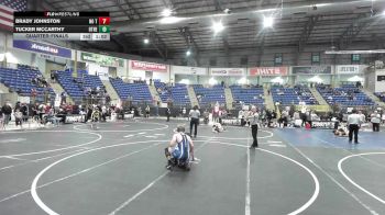 157 lbs Quarterfinal - Landon Hammond, Brighton WC vs Braxton Robinson, Kearney Matcats