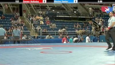 152 lbs round-4 Conner Halladay New York vs. Wesley Fowler Maryland