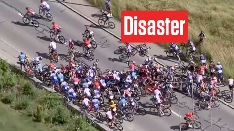 ENORMOUS Crash In Stage 2 Of Tour de Suisse 2023