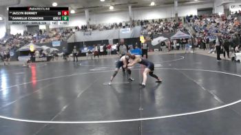 Girls 126 lbs Champ. Round 1 - Danielle Connors, Anderson Co. High School Girls vs Jaclyn Burney, Chattanooga Central High School Girls