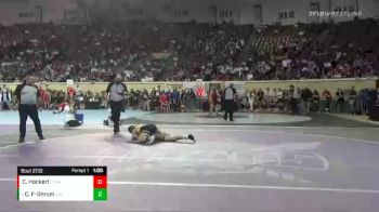 132 lbs Cons. Semi - Ciara Franco-Shrum, Jay vs Carleona Hockert, Tonkawa