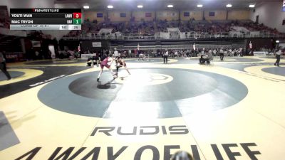 132 lbs Consi Of 16 #1 - Youti Wan, The Lawrenceville School vs Mac Tryon, The Haverford School