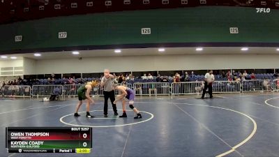 120 lbs Round 6 - Owen Thompson, West Forsyth vs Kayden Coady, Northern Guilford