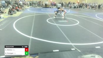 130 lbs Consi Of 8 #2 - Aubrie Molina, Rogue Nation vs Kera Finnigan, Titan Mercury WC