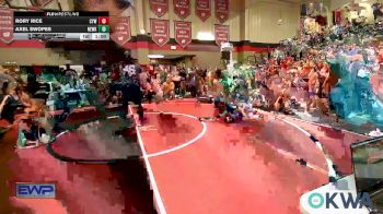 40 lbs Round Of 16 - Rory Rice, Coweta Tiger Wrestling vs Axel Swopes, Newkirk Takedown Club