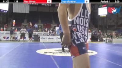 138 lbs round-5 Alec Wyatt Colorado vs. Joey Gunther Illinois