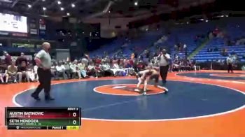 106 lbs Quarterfinals (8 Team) - Seth Mendoza, Chicago (Mt. Carmel) vs Austin Batinovic, Libertyville