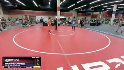 190 lbs Cons. Round 2 - Vincent Tapia, Texas vs Jamarkus Campbell, Finesse Wrestling Club