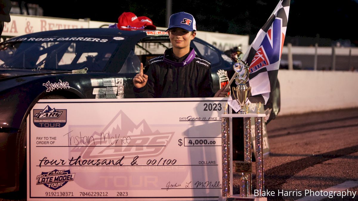 Meet The 12-Year-Old That Just Won A CARS Tour Pro Late Model Race