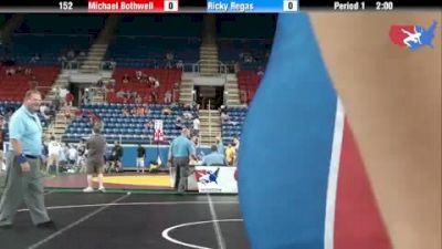 152 lbs round-2 Michael Bothwell Minnesota vs. Ricky Regas Texas