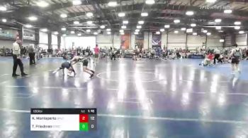 120 lbs Rr Rnd 3 - Kyle Montaperto, Team Shutt Penguin vs Trey Friedman, Shore Thing Blue