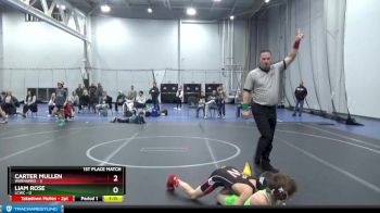 76 lbs Finals (2 Team) - Carter Mullen, Warhawks vs Liam Rose, LCWC