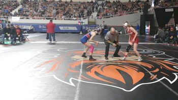 109-D2 Champ. Round 1 - Jolene Ostrander, Coolidge High School vs Annalynn Geyer, River Valley High School