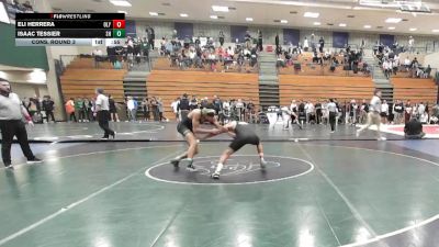 120 lbs Cons. Round 3 - Eli Herrera, Olympian vs Isaac Tessier, South Hills