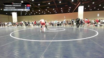 145 lbs Quarters - Adrianna Chronister, OK vs Maia Dolinar, KS