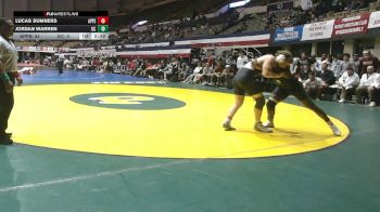 184 lbs Quarters & Wb (16 Team) - Lucas Sumners, Apprentice School vs Jordan Warren, Greensboro College