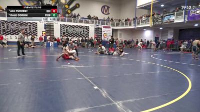 139 lbs Semifinal - Jax Forrest, Bishop McCort vs Dale Corbin, Wyoming Seminary