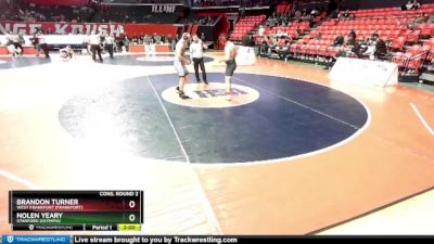 1A 215 lbs Cons. Round 2 - Brandon Turner, West Frankfort (Frankfort) vs Nolen Yeary, Stanford (Olympia)