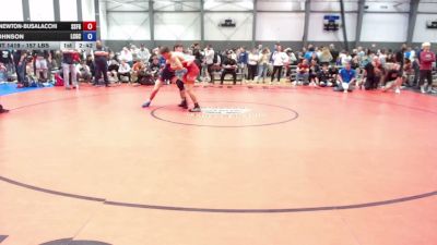 157 lbs Cons. Rd Of 16 - James Newton-Busalacchi, South San Francisco Gators Wrestling Club vs Jett Johnson, La Center Grappling Club