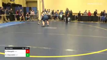 212 lbs Consolation - Kai Mangold, Saegertown vs Kylar Claycomb, Bedford