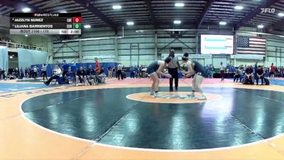 170 lbs Semifinal - Jazzlyn Nunez, Cheyenne vs Liliana Barrientos, Centennial
