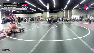 138 lbs Consi Of 16 #2 - Grayson Thompson, Double Five Mid-Cities Wrestling vs Jonathan Alvarez, Boneyard Wrestling Academy