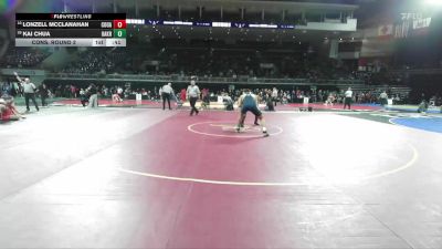 215 lbs Cons. Round 2 - Lonzell Mcclanahan, Cosumnes Oaks vs Kai Chua, Oak Ridge