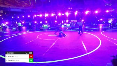 82 lbs Semifinal - Lucas Slocum, Stout Wrestling Academy vs Leihum Twombly, Nebraska Elite