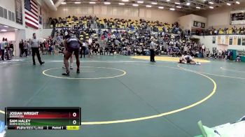 190 lbs Quarterfinal - Josiah Wright, BARBERTON vs Sam Haley, NORTH ROYALTON