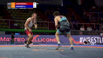 86 kg Quarterfinal - Ivars Samusonoks, LAT vs Abubakr Abakarov, AZE