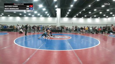 165 lbs Champ. Rd Of 64 - Matthew Kaiser, Legacy Dragons vs Ricky Montalvan, Maximum Performance