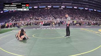 D4-132 lbs Champ. Round 1 - Mazzy Lambert, White Pigeon vs Cole Nickerson, Vassar