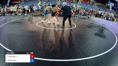 126 lbs Rnd Of 128 - Tye Johnson, NC vs Shane Stream, IL