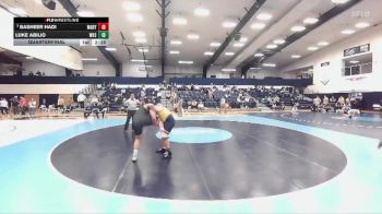 285 lbs Quarterfinal - Basheer Hadi, Marymount vs Luke Abilio, Wilkes